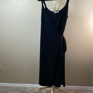 Everlane Black Wrap MIDI Dress